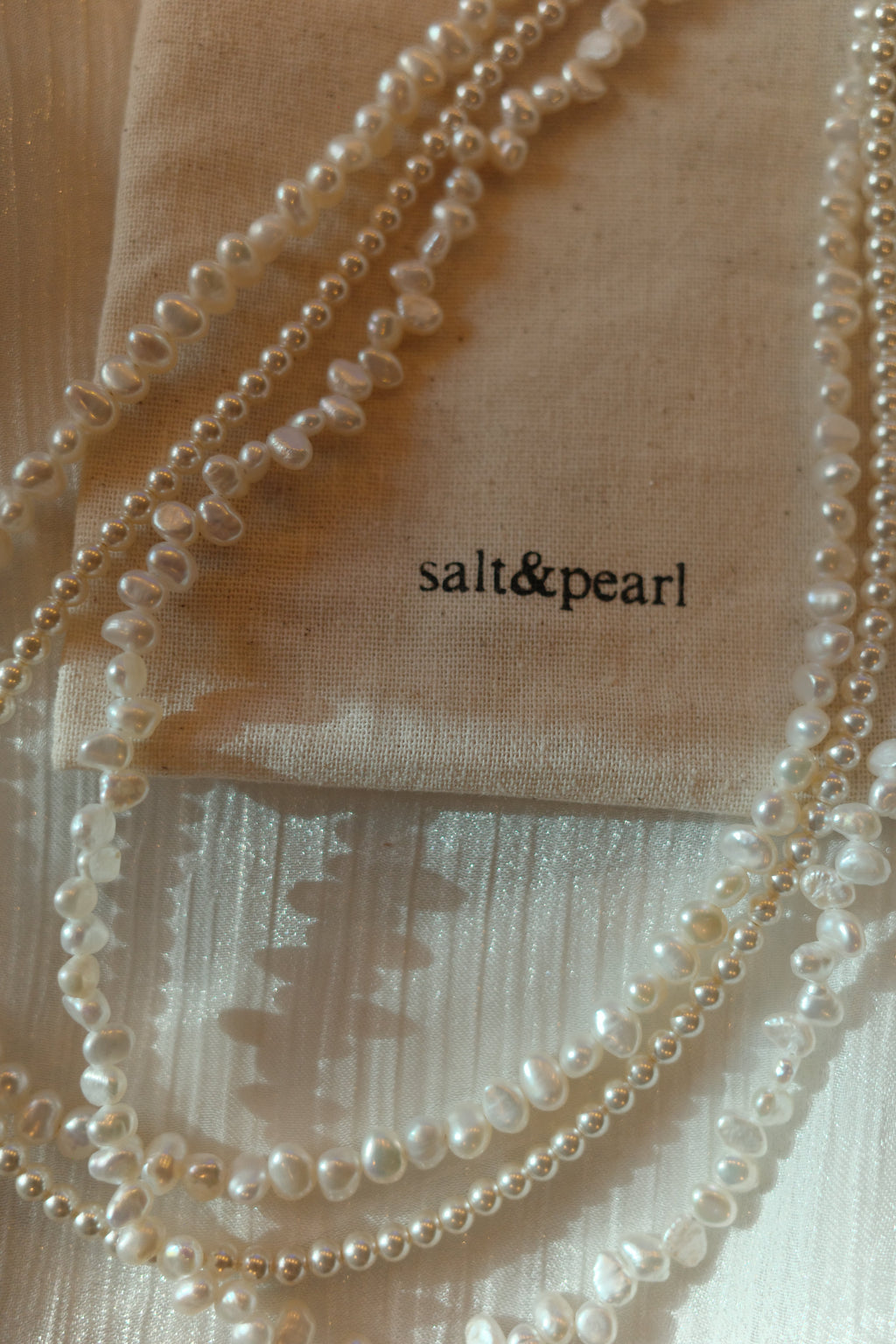 [925 Silver] Baby Baroque Irregular Pearl Necklace