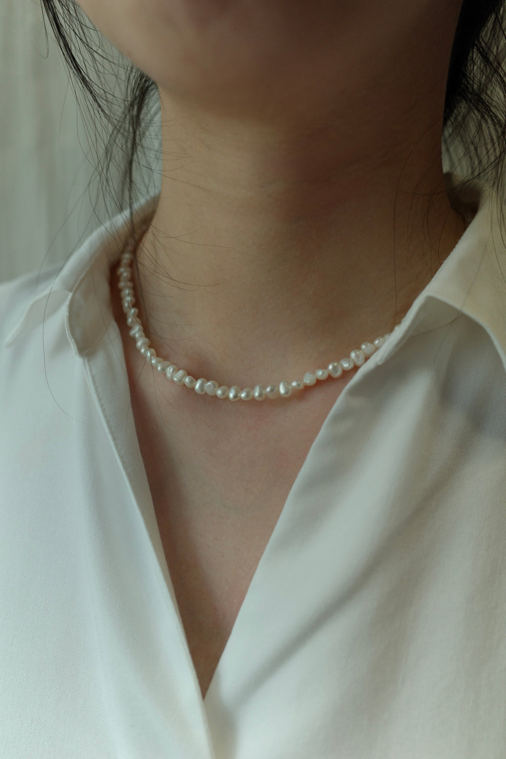[14k Gold Filled] Baby Baroque Pearl Necklace