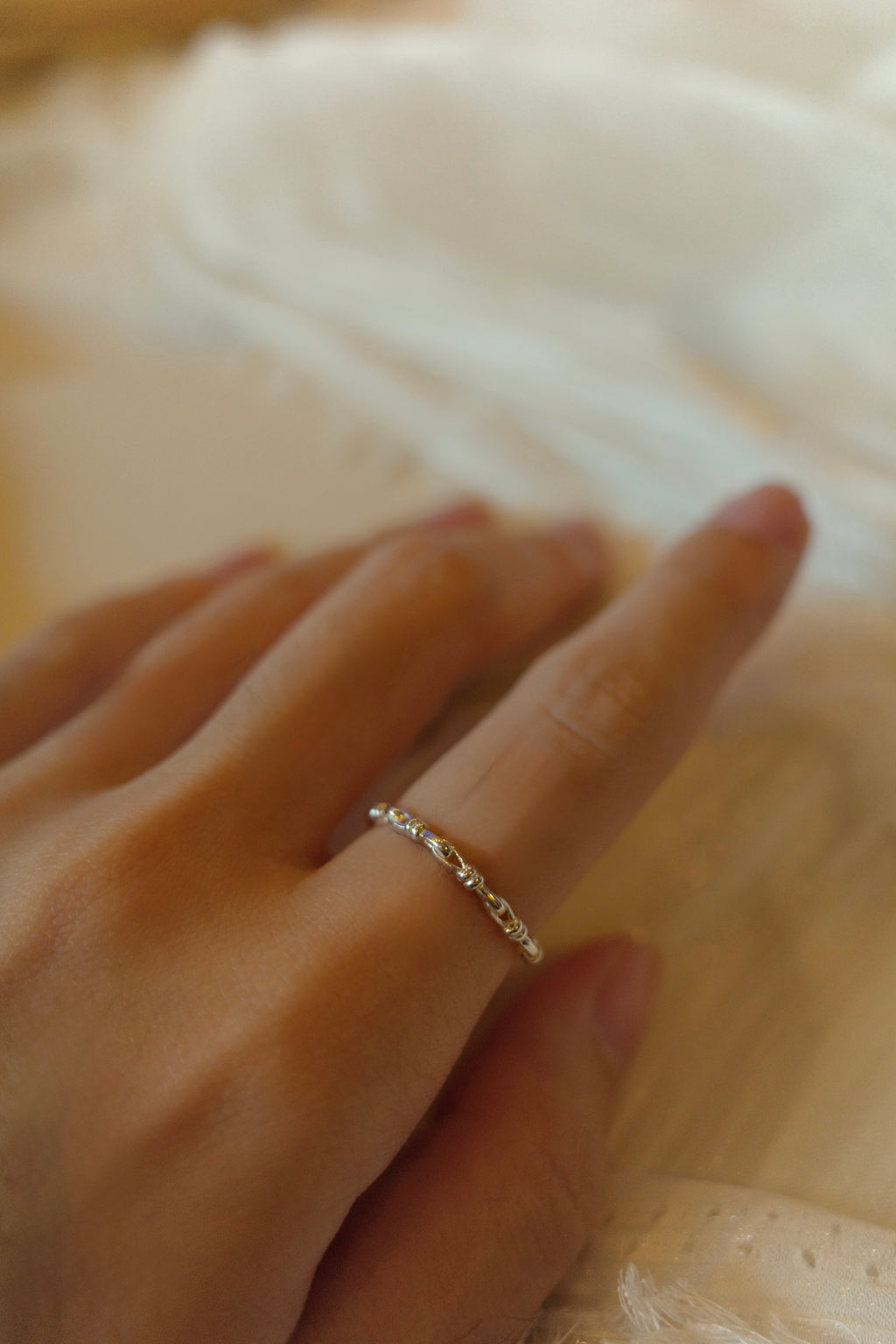 [925 Silver] Willow Loop Ring