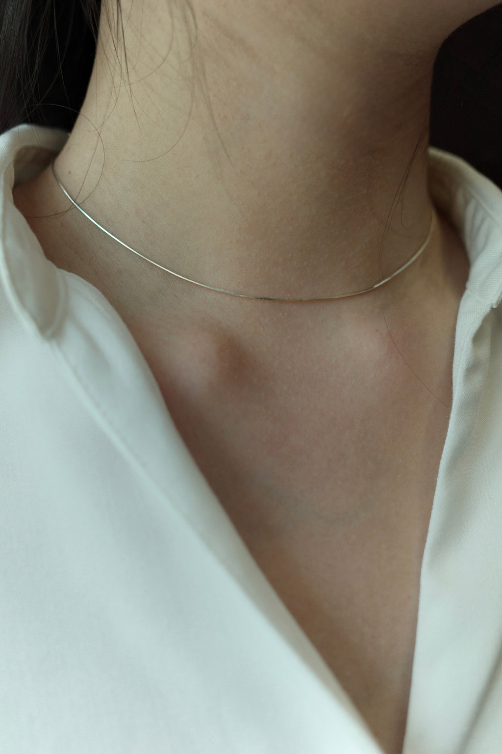 [925 Silver] Linea Chain Necklace