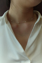 [925 Silver] Starry Night Necklace