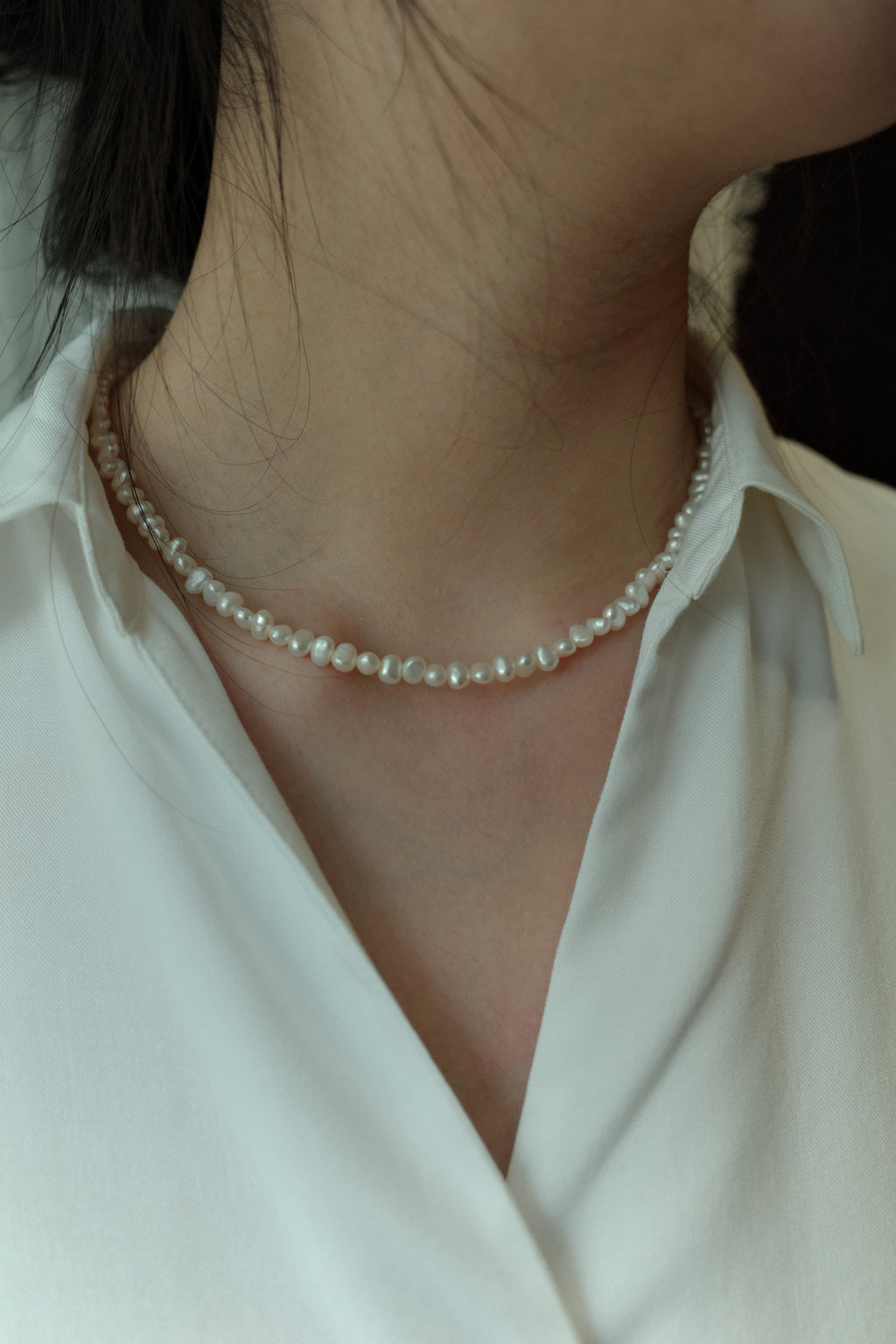 [14k Gold Filled] Baby Baroque Pearl Necklace