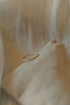 [925 Silver] Braided Loop Ring