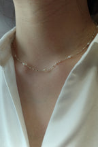 [925 Silver] Starry Night Necklace